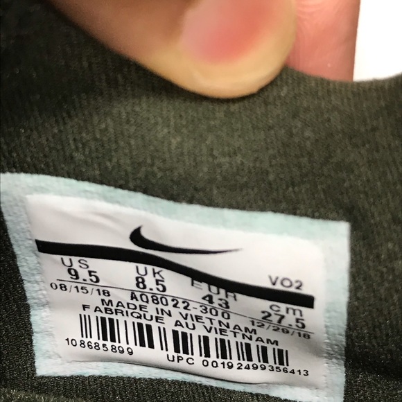 New Men’s Nike Metcon Flyknit 3 Green/Yellow Shoes - Picture 7 of 7